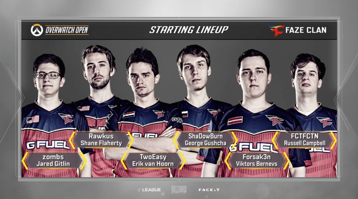 Команда faze clan